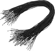 OFFIGAM 100 Pcs Elastic Stretch Band Metal Barbs Soft Elastic Ropes for Hat Mask DIY Projects Comfortable Elasticity