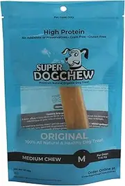 Super Himalayan Dog Chew 100% Natural Premium Organic Long Lasting Dental Cheese Chews,Protein-Rich Treat Improved Oral Health Medium(M) Pack of 1,for Most Dogs 7-15 Kg