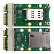 Mini PCI-E Adapter with SIM Card Slot for 3G/4G WWAN LTE WLAN GPS Card