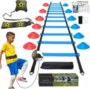 Football Training Equipment for Kids, Speed Agility Training Set, Agility Ladder