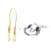 Horse Bit 5in Mouth 6in C Leg with Rawhide Headstall Paso Fino Tack HBHS001
