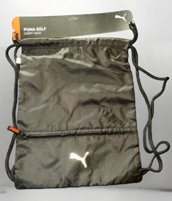 PUMA LIGHTWEIGHT GOLF CARRY SACK / BAG PUMA BLACK #075030 New