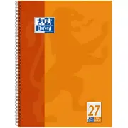 Oxford Notepad Spiral Notebook Lined And Perforated A4 80 Sheets Orange