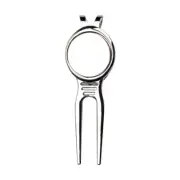Divot Repair Tool Putting Green Fork Metal Multifunctional Practical Fairway