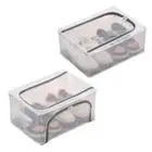 Foldable Shoe Storage Box Clear Shoe Cabinet Shoe Organiser Room