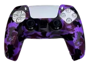 Silicone Cover For PS5 Controller Case Skin - Purple Camo
