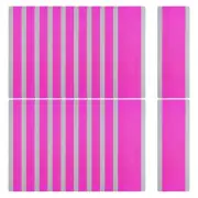 Guided Reading Strips 20pcs Tracking Highlight Colored Overlay Rose Red