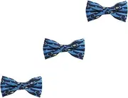 [Amosfun] 3pcs Boy Girl Cartoon Bow Tie Adjustable Polyester for Boys and Men for Parties and Celebrations Unique Printed Design Easy to Wear Fun Accessory for Any Occasion