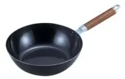 Pearl Metal Light Stir-Fry Pot 28cm IH Compatible Iron Frying Pan Deep Blason Ja