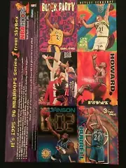 NBA HOOPS UNCUT CARDS 1995-96