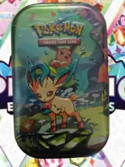 Pokemon Prismatic Evolutions SV 8.5 Mini Tin Leafeon Pre-Release New Sealed