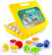 26Pcs Alphabet Matching Eggs ABC Color Sorting Puzzle Toy
