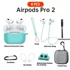 8 PCS Silicone Case For Apple AirPods Pro 2 3rd Gen Shockproof Earphone Cover