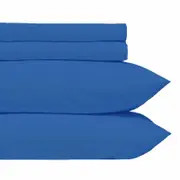 Big Sleep Microfiber Sheet Set Royal Blue Double