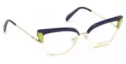 New Emilio Pucci EP-5147 072 Blue & Gold Eyeglasses 55/17/140