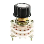 Band Selector Rotary Switch(w Knob), 4P5T 4 Pole 5 Throw, Dual Deck