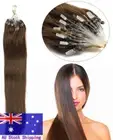 Micro Beads Link Micro Ring Loop Tip Remy Human Hair Extensions 18'' 20'' 22''AU