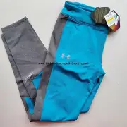 Under Armour Large Leggings Gray Blue Winter Brand NEW $50 Retail