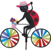 Ladybug Bicycle Wind Spinner