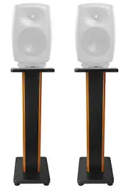 (2) Rockville 28" 2-Tone Studio Monitor Speaker Stands For Genelec M030AM