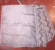 New SACRED THREADS exquisite lace distressed ligth SCARF SHAWL WRAP Free shippin