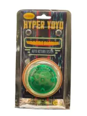VINTAGE 1998 Hyper Yoyo Pro Spinner Professional Auto Return System GREEN