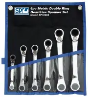 SP Tools SP10406 - Ring Gear Spanner Set 6 Piece Metric