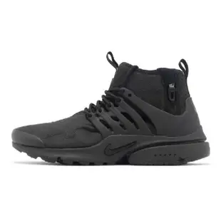 【NIKE 耐吉】Air Presto Mid Utility 男鞋全黑 Triple Black 魚骨鞋(DC8751003)