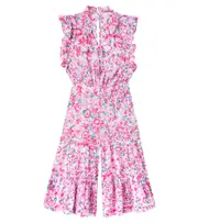 [Poupette St Barth Kids] Poupette St Barth Kids Belene floral playsuit Y 4 multicoloured