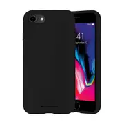 iPhone SE (2020) Compatible Case Cover Mercury Silicone - Black