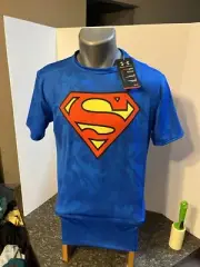 Under Armour Men’s Superman Compression Shirt USA Flag Blue XXL Poly Spandex NWT