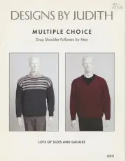 Designs by Judith Knitting Pattern D511 Multiple Choice - Pullovers for Men
