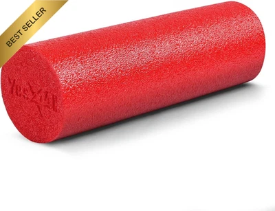 SOFT DENSITY FOAM ROLLER HALF ROUND 30-90CM MUSCLE BACK LEGS YOGA PILATES BALANC