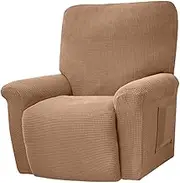 HEATSHAKING 1Pc Non Slip Recliner Chair Cover Elastic Armchair Slipcover for Massage Sofa Seat Protector Washable and Reusable Fit for Chairs Color