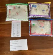 SENSORY ,EYE-SPY BAG FOR FAMILY FUN AND GAMES.(FIFTY ITEMS IN EACH BAG)