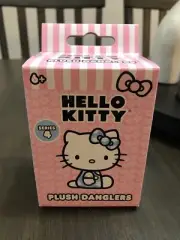NEW Unopened 4" Hello Kitty Plush Danglers Clip Series 4