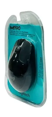 Logitech M190 Full-Size Wireless Mouse Plug & Play Wireless - New - 910005901