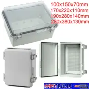 IP67 Waterproof Hinged Lid ABS Enclosure Junction Box Electrical Project Case M