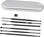 DRESSOOS 1Set Portable Ear Cleaning Tools Stainless Steel Picks for Safe Removal Oily Dry Ear Cleaning Design Gentle Skin