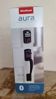Brand New Kwikset Aura Keypad Bluetooth Smart Lock 250 User Codes