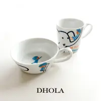 在飛比找蝦皮商城優惠-DHOLA｜【雙層馬克杯-大象】擺設用品 咖啡杯 馬克杯 送