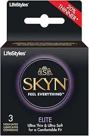 LifeStyles LifeStyles Skyn Elite, 3 Count, 3 count