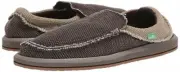 Men Sanuk Chiba Sidewalk Surfer Slip On Shoe SMF1047 Dark Brown 100% Original