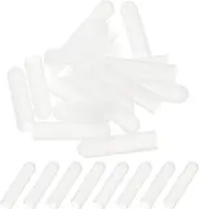 uxcell 11.1x51mm (IDxL) Rubber End Caps, 16 PCS Rubber Caps High Temp Tips Screw Silicone Flexible Thread Protector for Pipes Screw Blots Tube Fishing Jigs