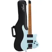 Artist HL6 Blue Headless Electric Guitar & Bag