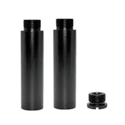 2pcs Microphone Boom Stand Extension Rod Set 5/8 Aluminum Alloy Mic Stand