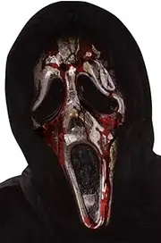 Fun World Ghost Face Bleeding Zombie Mask