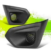 Factory Style Front Fog Light Bezel Covers for Subaru Impreza 12-14 Matte Black (for: Subaru)