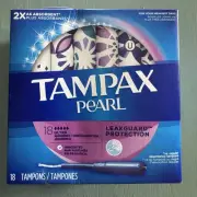 TAMPAX PEARL ULTRA ABSORBENCY 18 COUNT NEW