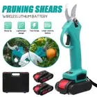 30mm Cordless Pruner Electric Pruning Shear With 2 Lithium-Ion Battery Efficient